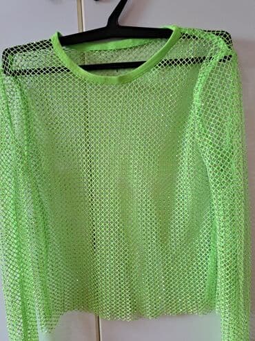 midi haljine h m: One size, Vez, Jednobojni, bоја - Zelena — 3
