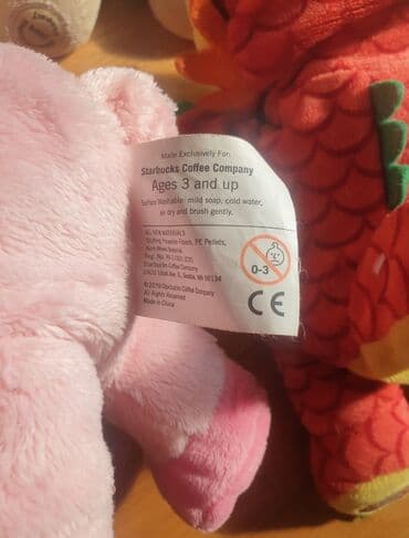 pink kombinezon: STARBUCKS bearista bear, plisani meda, Thailand, cena za komad. Svi su — 5