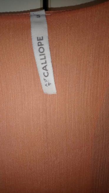 haljine leprsave: S (EU 36), Poliester, Jednobojni, bоја - Boja breskve — 2