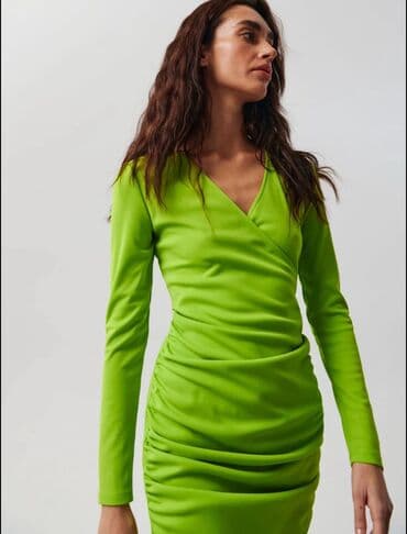 helanke m: XL (EU 42), bоја - Zelena, Dugih rukava — 1