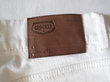 gerry weber nova kolekcija: Nove bele farmerke original Crocker, pamuk 99% i 1% elastina. Poluobim — 4