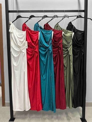 na jedno rame: One size, bоја - Crvena, Večernji, maturski, Na bretele — 3
