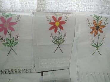 Towels: Floral, Embroidery, color - Multicolored — 28