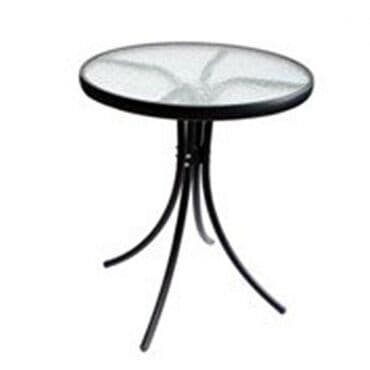 set stocica 3 u 1: Sto Metal-Staklo NOVO Precnik 60 cm AKCIJA Cene nisu fiksne, odredite — 1