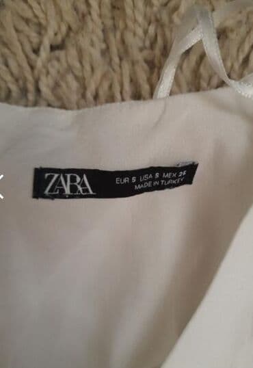 zenski prsluci h m: Zara S (EU 36), bоја - Bela, Koktel, klub, Kratkih rukava — 2