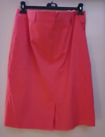 ženske pantalone za punije: L (EU 40), Midi, bоја - Crvena — 1