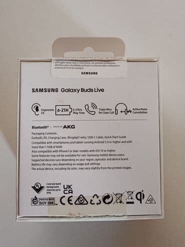 a1 bluetooth slusalice: Slusalice Samsung Galaxy Buds Live - Crne Kao nove, veoma malo — 4