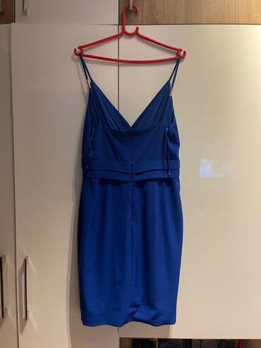 kaftan haljina: L (EU 40), bоја - Svetloplava, Večernji, maturski, Na bretele — 3