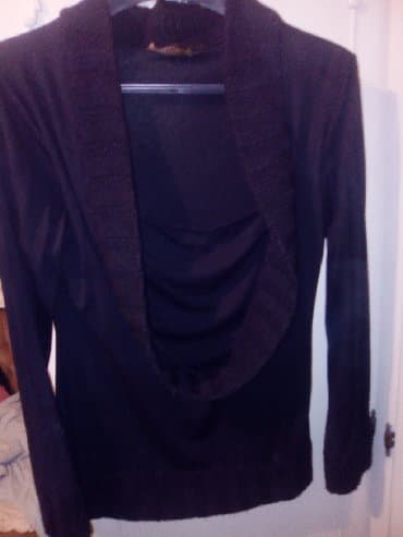 bluza s: C&A, M (EU 38), Pamuk, Jednobojni, bоја - Crna — 1