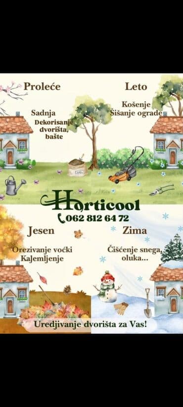 krečenje i gletovanje cena: Horticool nudi širok spektar usluga za uređenje i održavanje dvorišta — 2