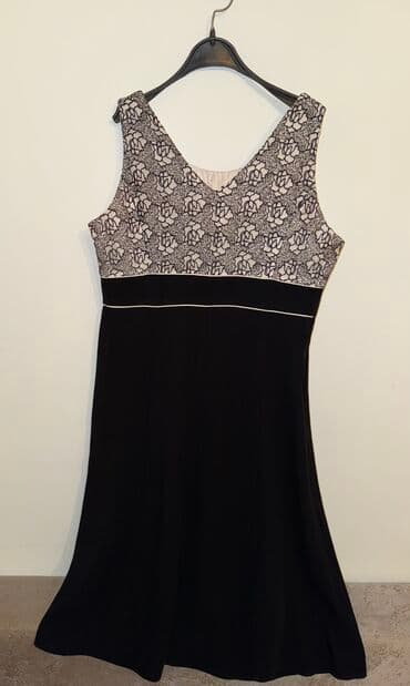 Haljine: 9Fashion Woman XL (EU 42), bоја - Crna, Večernji, maturski, Na bretele — 4