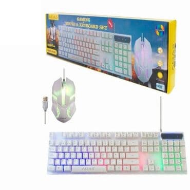 Tastature: Gejmerska tastatura i mis crna i bela novo gaming akcija cene nisu — 6