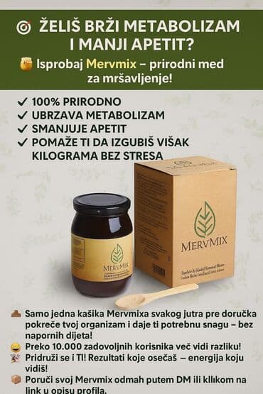 Home & Garden: Mervmix je prirodni dodatak ishrani u tegli. Sadrži mešavinu meda i — 1