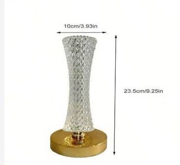 Kuća i bašta: LED kristalna lampa Lampa koja radi na baterije, USB port Touch — 4