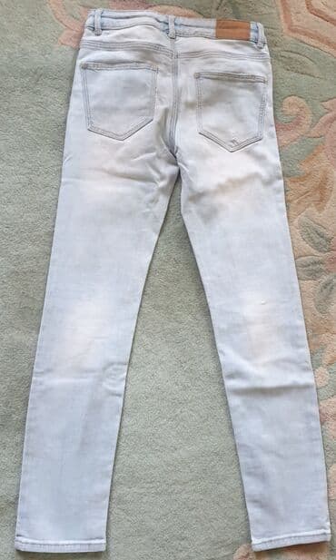 elegantne pantalone sa visokim strukom: 140-146 — 4