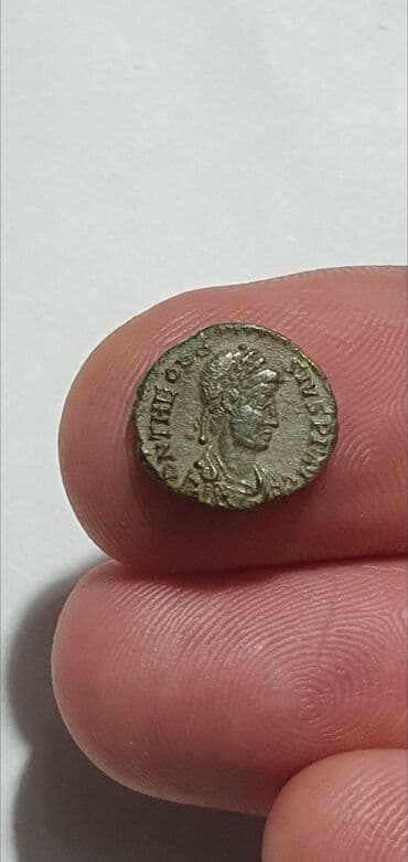 album za kovanice gde kupiti: ☆ THEODOSIUS I 379-395AD The Great 388AD Ancient Roman Coin Military — 3