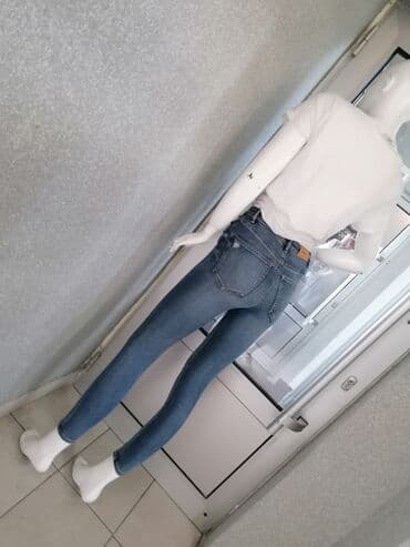 elegantne pantalone sa visokim strukom: Savršene farmerice extra model i kvalitet uvoz Turska Vel 27 Sa puno — 4