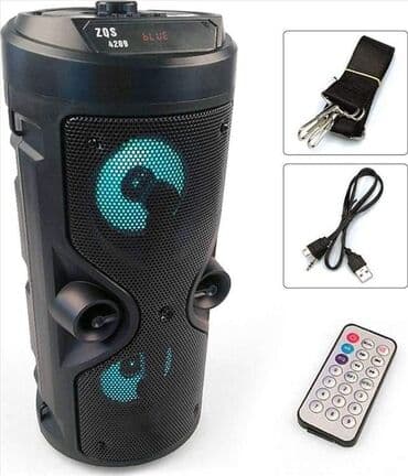 polovni blutut zvucnici: DRUM ZVUČNIK + MIKROFON Cena 3490 RSD Snaga 40W Bluetooth AUX Ulaz za — 1