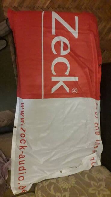srpska i ruska zastava: Reklamna zastava zeck, dimenzije 202x100cm — 1