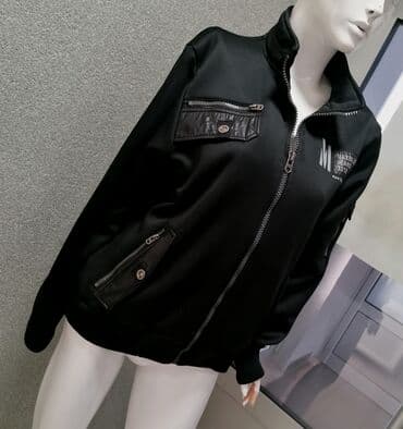 duks vel m: Duks, L (EU 52), XL (EU 54), bоја - Crna, Sa džepovima — 5