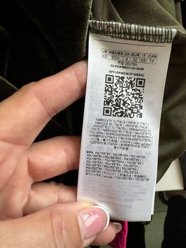 plišana haljina: Guess 2XS (EU 32), bоја - Maslinasto zelena, Večernji, maturski, Top (bez rukava) — 6