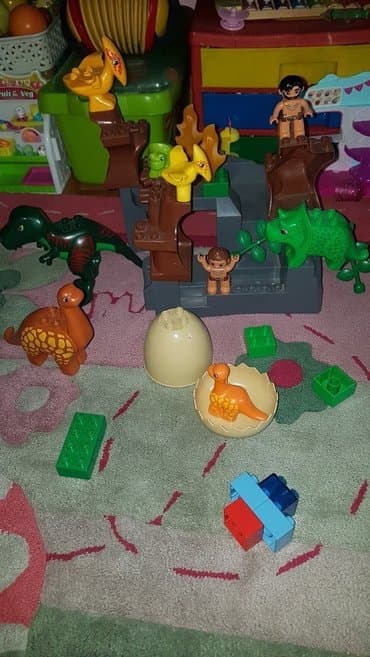 jeftine lego kocke: Lego duplo set 5597 .na zadnjoj slici su tri seta i 5596. dinosaurus — 2