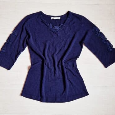 Bluze: L (EU 40), Jednobojni, bоја - Svetloplava — 1