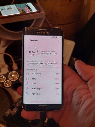 Elektronika: Samsung Galaxy S6 Edge, 64 GB, bоја - Crna, Otisak prsta — 3