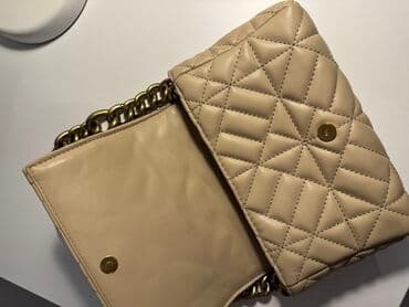 kozne putne torbe: Torba za rame, Zara, Materijal: Koža — 5