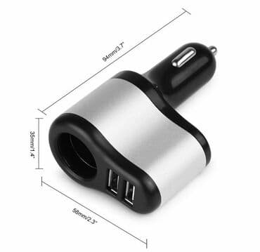 auto kamera 3 u 1: USB auto punjač sa dva USB porta 2 u 1 - USB punjač za auto sa — 1
