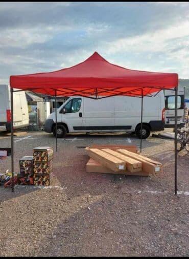 suncobrani za kafice polovni: Nove tende (paviljoni) austrijske proizvodnje dimenzija 3x3m boje — 1