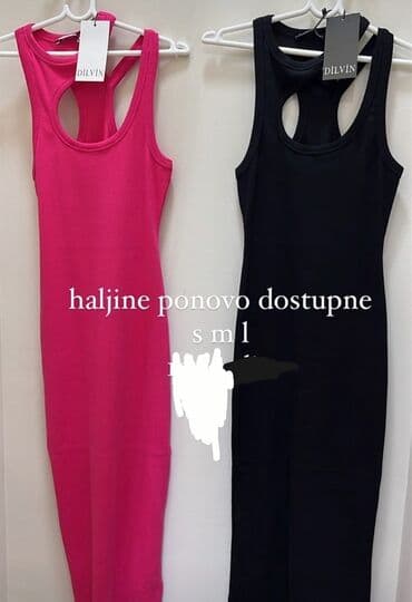 haljine crne: S (EU 36), bоја - Crna, Top (bez rukava) — 3