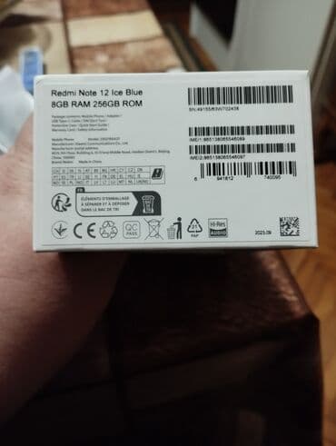 ruter sa sim karticom cena: Xiaomi Redmi Note 12, 256 GB, bоја - Svetloplava, Dual SIM — 5