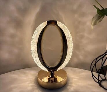 Home & Garden: Table lamp, color - Gold, New — 5