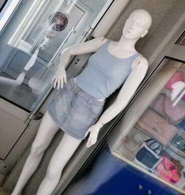 suknja sorc stradivarius: S (EU 36), bоја - Svetloplava — 2