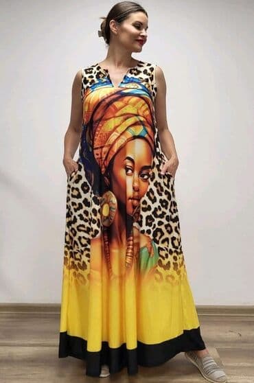 sorcevi za punije dame: One size, bоја - Šareno, Oversize, Top (bez rukava) — 2