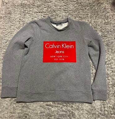 balea krema sa vitaminom c: Calvin Klein, M (EU 38), L (EU 40), Sa ilustracijom, bоја - Siva — 1