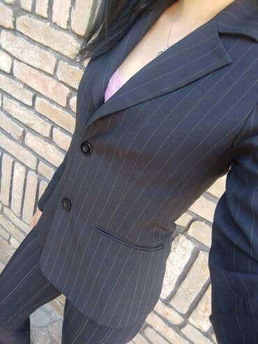 zenski kompleti sako i pantalone: Pimkie sako vel L Kao nov Pazuh po 44 Duzina 68 Ramena 38 Rukavi — 4