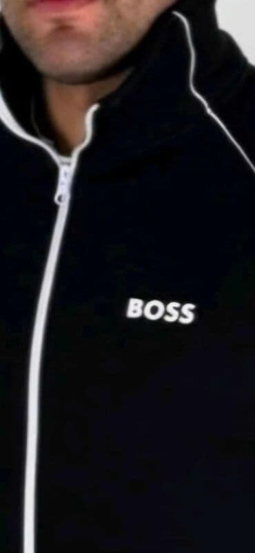 tech fleece beograd: Muška sportska trenerka, dostupna u crnoj i sivoj boji, sa kontrastnim — 2