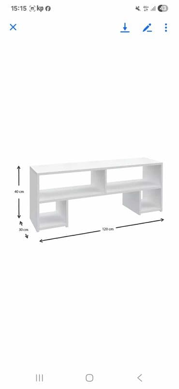 komode za spavaće sobe: 9.990 din. Šifra porudžbine: TV komoda PADUA Dimenzije: : 120 x 40 x — 3
