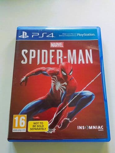 PS4 (Sony Playstation 4): PS4 Spiderman Prodajem igru za PS4/PS5 konzolu, Spiderman Igra je u