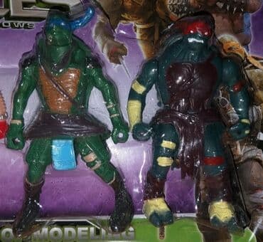 uradi sam igracke od kartona: Nindza kornjace i krang novo set od 5 figura akcija cene nisu fiksne — 4