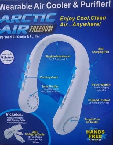 Mini prenosivi ventilatori: Usb mini ventilator za vrat novo arctic air cooler prenosivi akcija — 2