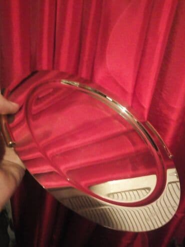 set za ulje i sirce: ZEPTER poslužavnik Tacne, inox Pozlata POVOLJNO, Lux kvalitet i — 1