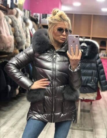 parka s: S (EU 36), Jednobojni, Sa postavom — 3