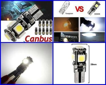 audi s4 2.7 t: Slika 1 120din Led sijalica T10 smd 4 (1) bela boja 12v, 1w — 5