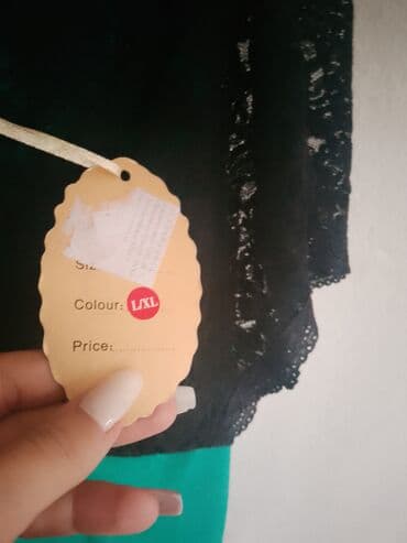 mini presa za kosu: XL (EU 42), bоја - Zelena, Koktel, klub, Kratkih rukava — 3