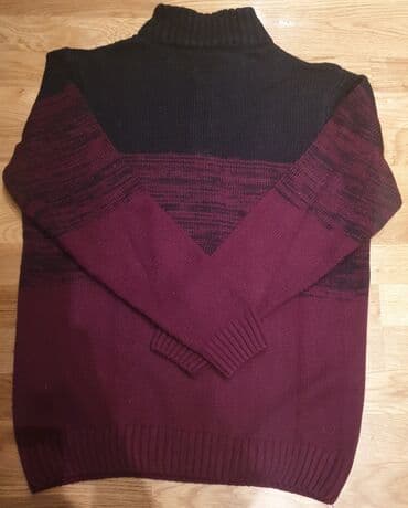 velicina s m: Waikiki dzemper teget bordo boje muski, za muskarce koji nose M — 5