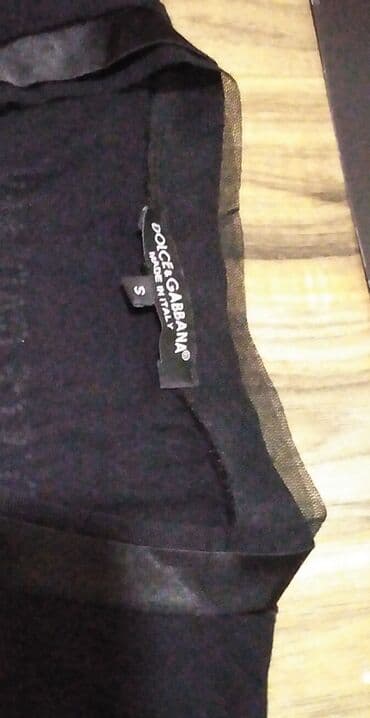 Dolce & Gabbana, S (EU 36), Viskoza, Jednobojni, bоја - Crna — 4