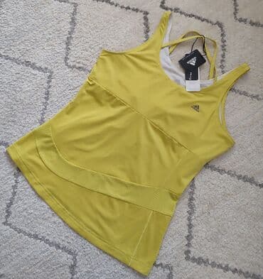majice adidas: L (EU 40), Poliester, bоја - Žuta — 2